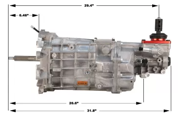 TREMEC Magnum-F 6-Speed Wide Ratio 0.63 6th - TUET16363