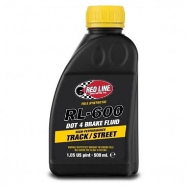 Redline RL-600 DOT 4 Brake Fluid for SST and Keisler Hydraulic Systems