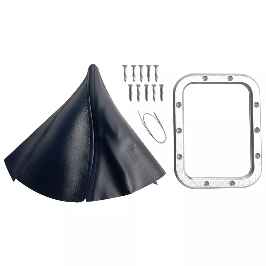 Shifter Boot Trim Ring Kit, 6.75 x 5.25, Leather Look - SBA-00400