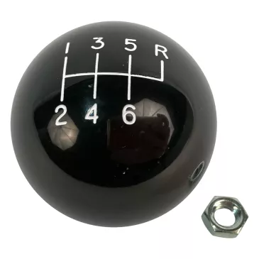 Classic Black 6-Speed Shifter Knob - SLA-1630140