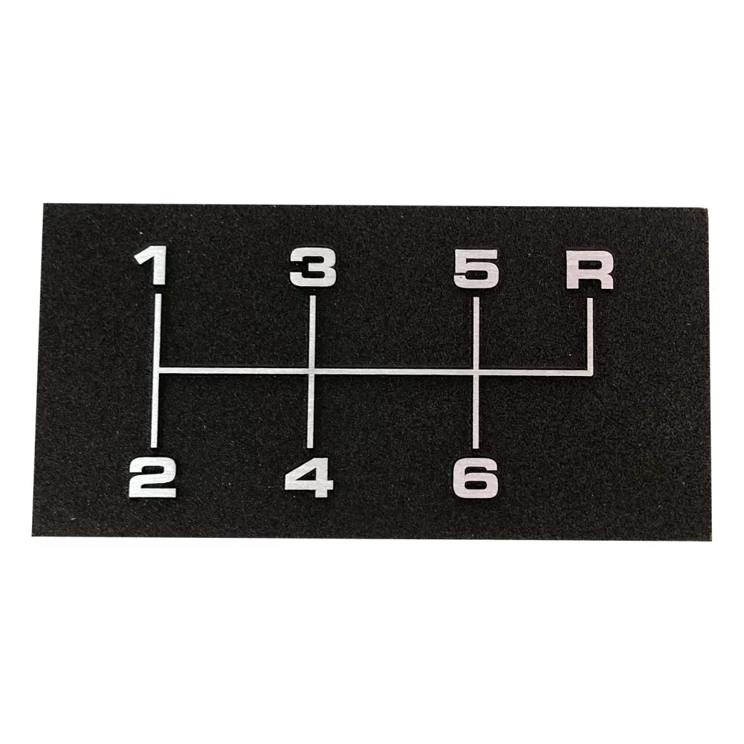 68-72 Chevelle OE-Style 6-Speed Shift Plate SLG-A2-NP6