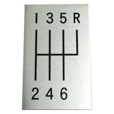 63-67 C2 Corvette OE-Style 6-Speed Shift Plate SLG-C2V-NP6