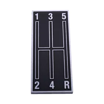 68-69 Camaro OE-Style 5-Speed Console Shift Plate SLG-F1-NP5