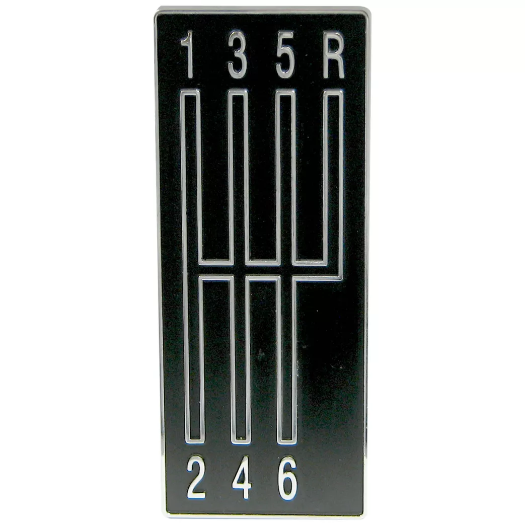 68-69 Camaro OE-Style 6-Speed Console Shift Plate SLG-F1-NP6