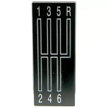 68-69 Camaro OE-Style 6-Speed Console Shift Plate SLG-F1-NP6
