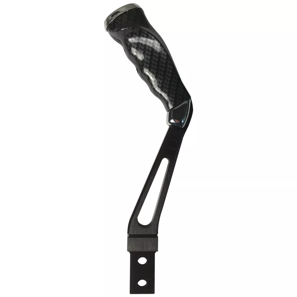 6-Speed Handle, Mopar E-Body, Black/Carbon Fiber - SLM-PGEALB6