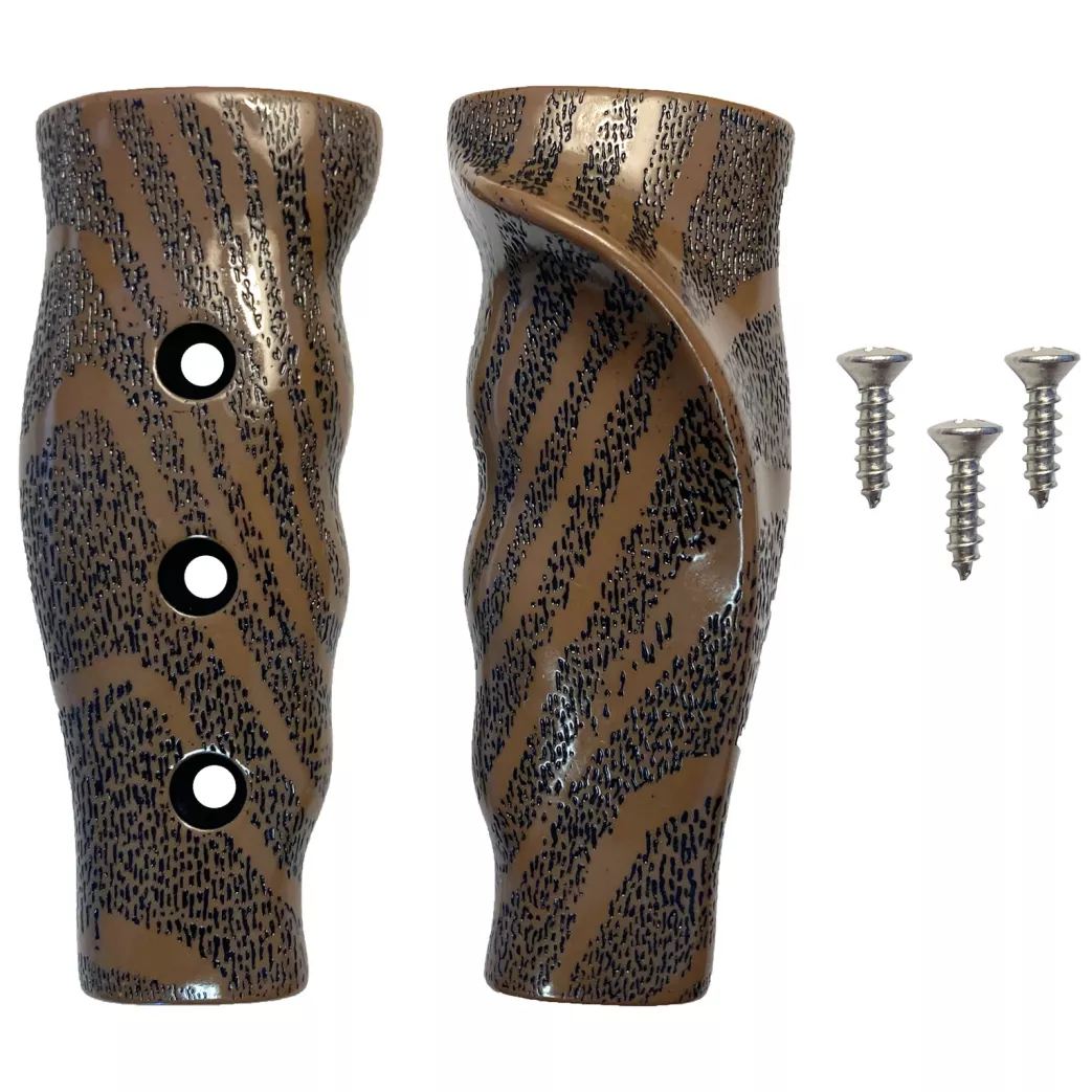 Replacement Pistol Grips - Wood Appearance - SLMPGPLASTI