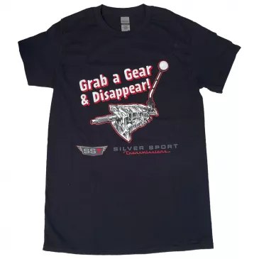 SST Grab a Gear & Disappear! T-Shirt - Black