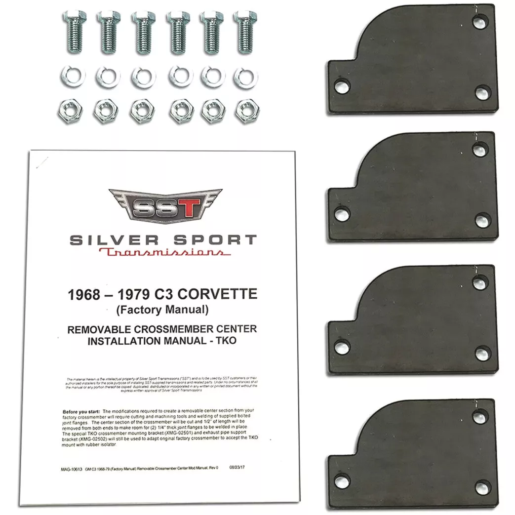 SST 1963-1979 Corvette Removable Crossmember Kit - XMG-C2C3